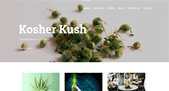 Desktop Screenshot of kosherkush.com