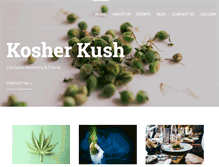 Tablet Screenshot of kosherkush.com